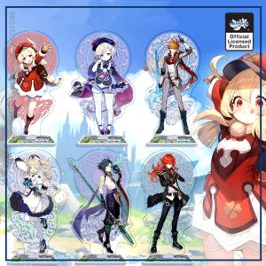 Genshin Impact Game Anime Hình Acrylic Đứng Mô Hình Đồ Chơi Hutao Tartaglia Xiao Qiqi Hành Động Hình Trang Trí - Genshin Impact Store