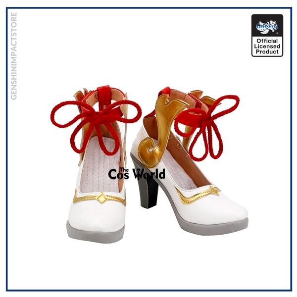 Genshin Impact Liyue Harbor Ganyu Games Customize Cosplay High Heels Shoes 1 - Genshin Impact Store