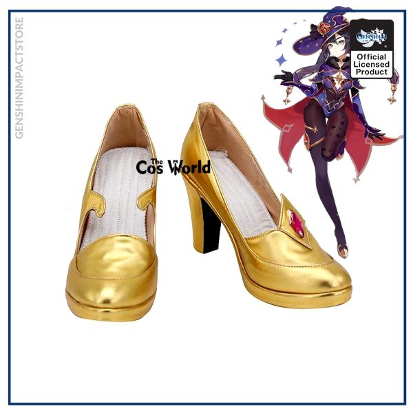 Genshin Impact Mondstadt Astrologist Mona Megistus Games Customize Cosplay High Heel Shoes - Genshin Impact Store