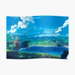Genshin Impact Landscape Paimon Game 2020 Poster RB1109 product Offical Genshin Impact Merch