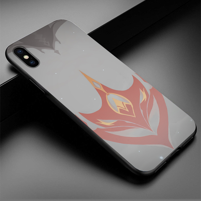 Genshin Impact Game Black TPU Silicone Soft Phone Case For iPhone 11 12 Pro Mini X XR XS MAX 5 5S 6 6S 7 8 Plus SE 2020 Cover