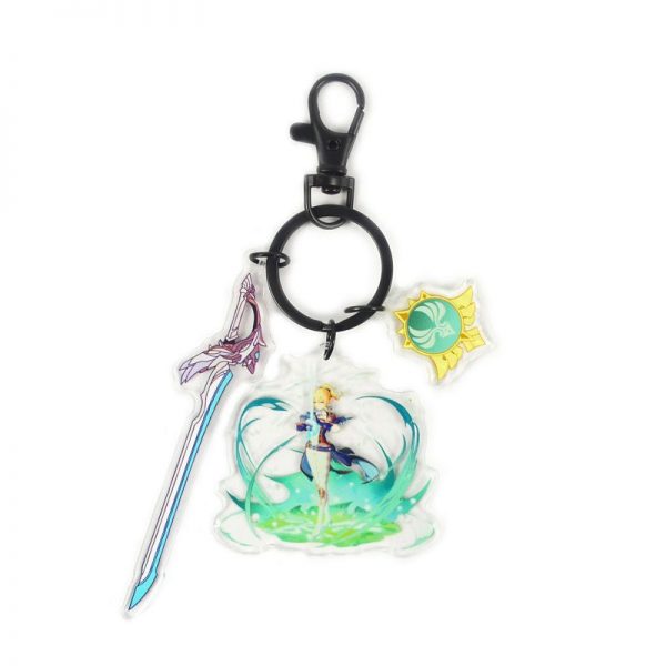 Anime Genshin Impact Acrylic Keychain Jean Cosplay Acrylic Accessories Pendant Key Ring Game Fans Gift 800x800 1 - Genshin Impact Store