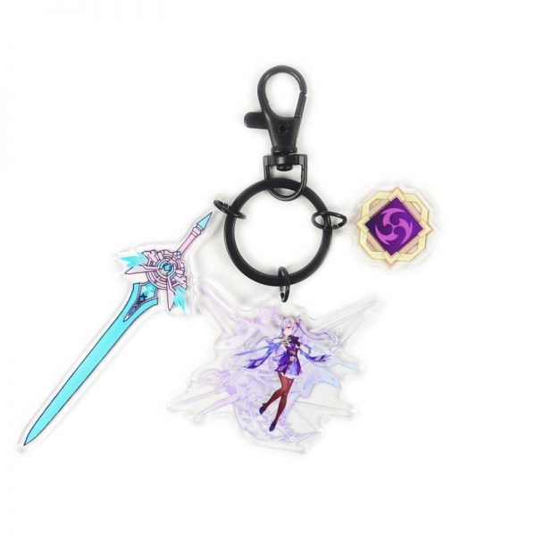 Anime Genshin Impact Acrylic Keychain Keqing Cosplay Acrylic Accessories Pendant Key Ring Game Fans Gift 800x800 1 - Genshin Impact Store