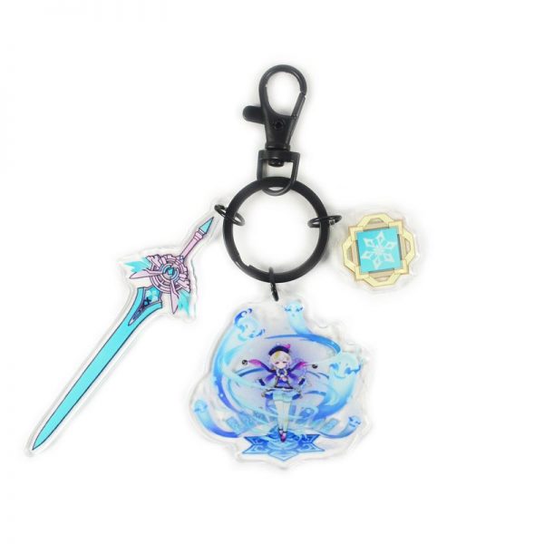 Anime Genshin Impact Acrylic Keychain Qiqi Cosplay Acrylic Accessories Pendant Key Ring Game Fans Gift 800x800 1 - Genshin Impact Store