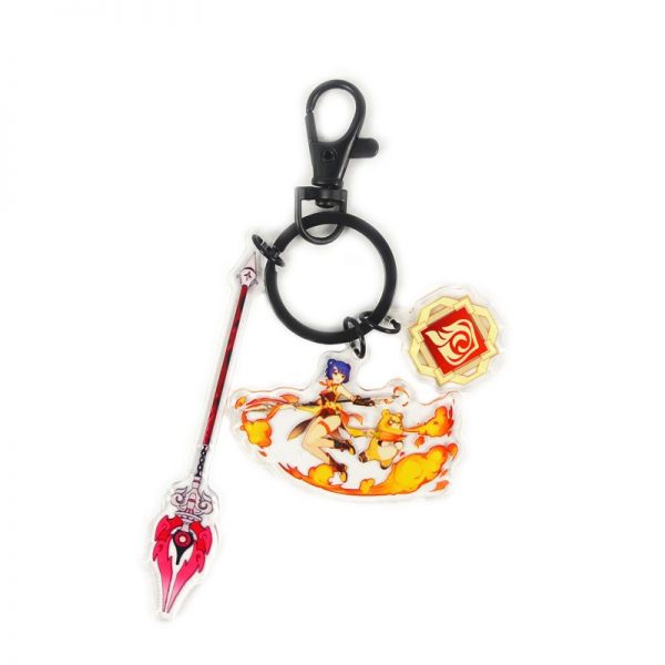 Anime Genshin Impact Acrylic Keychain Xiangling Cosplay Acrylic Accessories Pendant Key Ring Game Fans Gift 800x800 1 - Genshin Impact Store