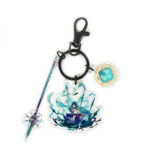 Anime Genshin Impact Acrylic Keychain Xiao Cosplay Acrylic Accessories Pendant Key Ring Game Fans Gift 800x800 1 - Genshin Impact Store