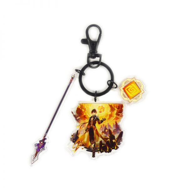 Anime Genshin Impact Acrylic Keychain Zhongli Cosplay Acrylic Accessories Pendant Key Ring Game Fans Gift 800x800 1 - Genshin Impact Store