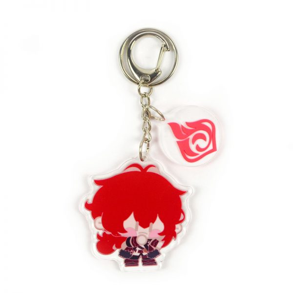 Anime Genshin Impact Diluc Ragnvindr Cosplay Acrylic Keychain Accessories Pendant Key Ring Game Fans Cute Gift 800x800 1 - Genshin Impact Store