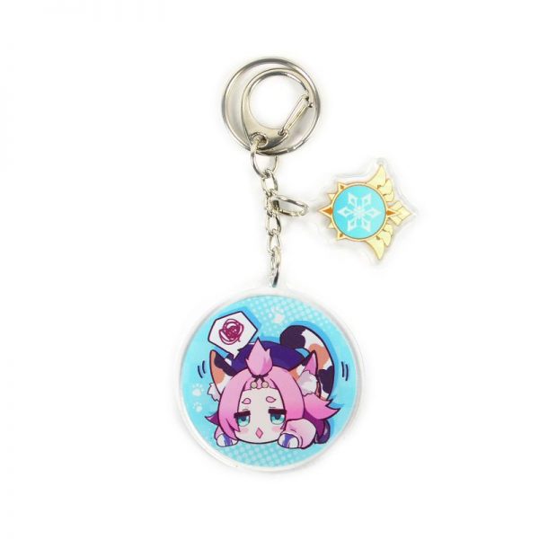 Anime Genshin Impact Diona Acrylic Keychain Accessories Pendant Key Ring Game Fans Cute Cosplay Gift 800x800 1 - Genshin Impact Store