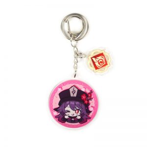 Anime Genshin Impact Hu Tao Acrylic Keychain Accessories Pendant Key Ring Game Fans Cute Cosplay Gift 800x800 1 - Genshin Impact Store