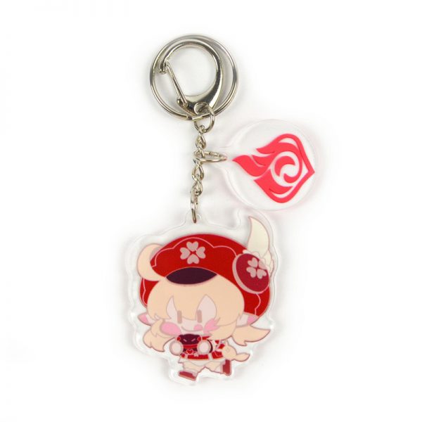 Anime Genshin Impact Klee Cosplay Acrylic Keychain Accessories Pendant Key Ring Game Fans Cute Gift 800x800 1 - Genshin Impact Store