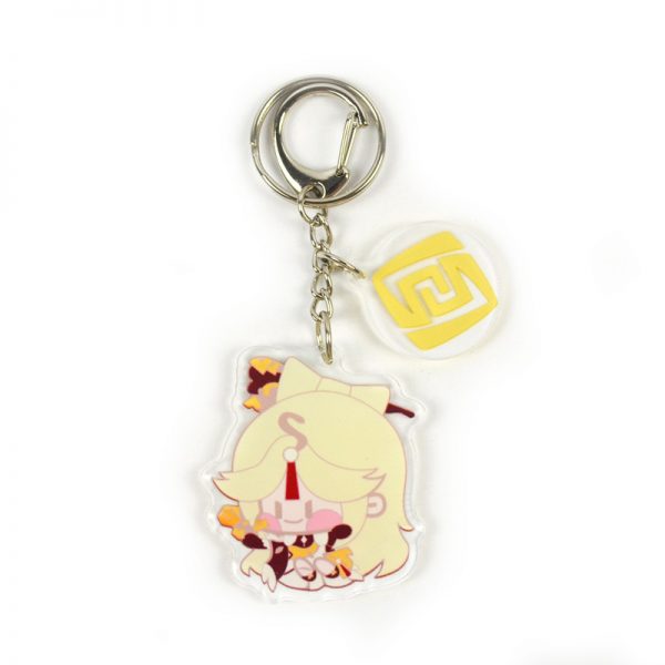 Anime Genshin Impact Ningguang Cosplay Acrylic Keychain Accessories Pendant Key Ring Game Fans Cute Gift 800x800 1 - Genshin Impact Store