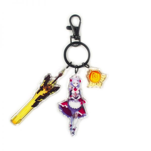 Anime Genshin Impact Noelle Cosplay Acrylic Keychain Accessories Pendant Key Ring Game Fans Gift 800x800 1 - Genshin Impact Store
