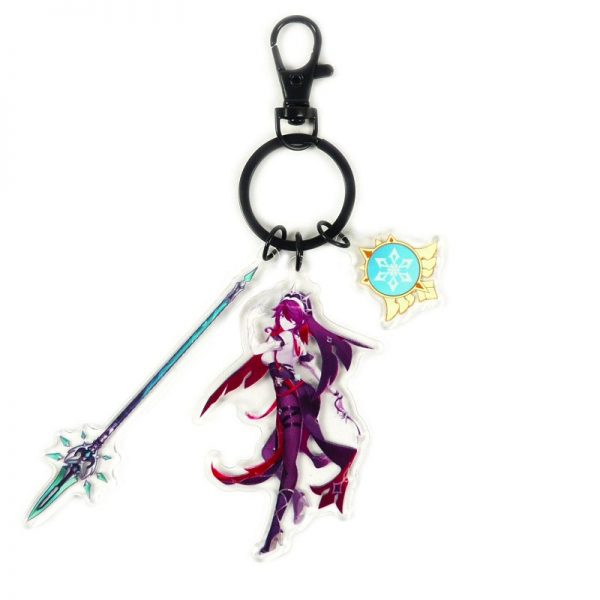 Anime Genshin Impact Rosaria Cosplay Acrylic Keychain Accessories Pendant Key Ring Game Fans Gift 800x800 1 - Genshin Impact Store