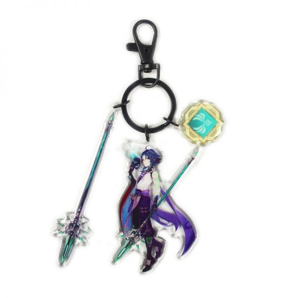 Anime Genshin Impact Xiao Cosplay Acrylic Keychain Accessories Pendant Key Ring Game Fans Gift 800x800 1 - Genshin Impact Store