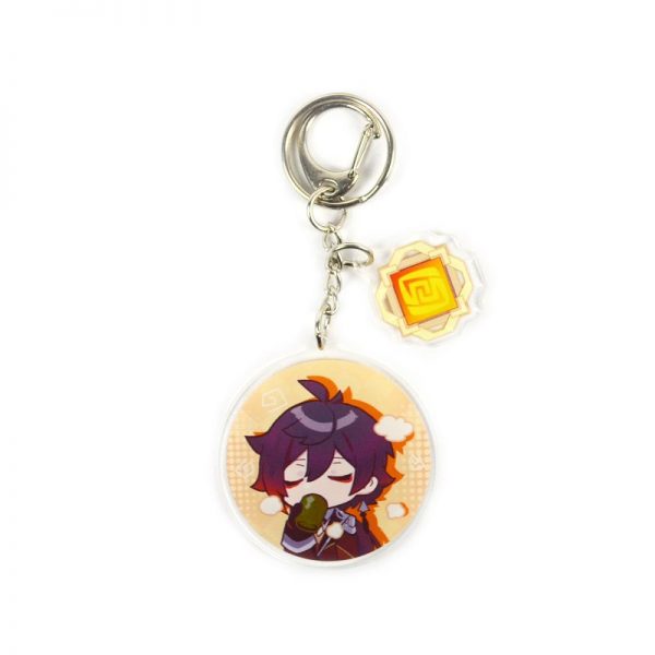 Anime Genshin Impact Zhongli Acrylic Keychain Accessories Pendant Key Ring Game Fans Cute Cosplay Gift 800x800 1 - Genshin Impact Store