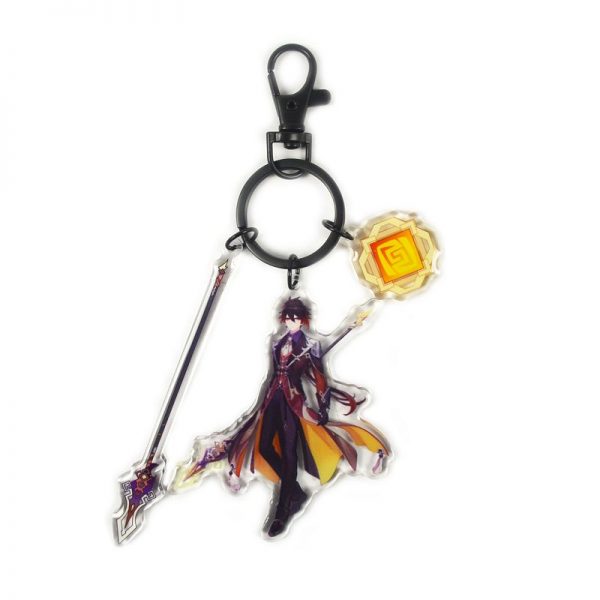 Anime Genshin Impact Zhongli Cosplay Acrylic Keychain Accessories Pendant Key Ring Game Fans Gift 800x800 1 - Genshin Impact Store