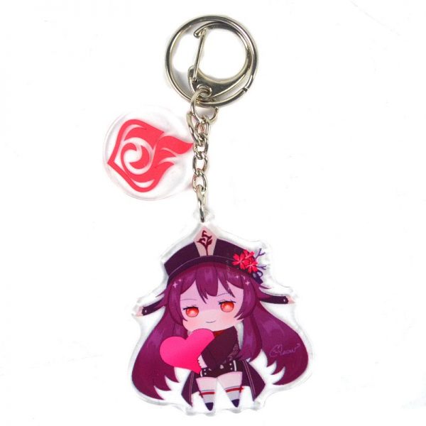 Cute Genshin Impact Hu Tao A Anime Acrylic Keychain For Women Accessories Bag Pendant Key Ring Girl Gift 800x800 1 - Genshin Impact Store