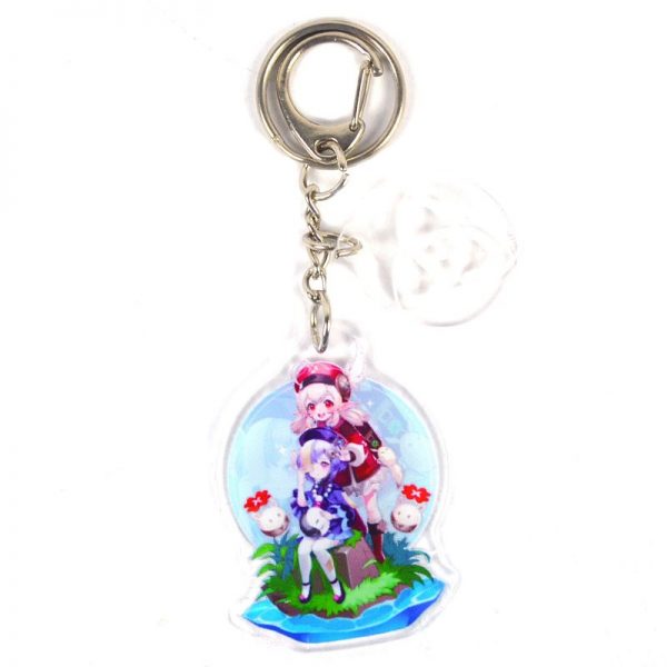 Cute Genshin Impact Klee Qiqi Anime Acrylic Keychain For Women Accessories Bag Pendant Key Ring Girl Gift 800x800 1 - Genshin Impact Store