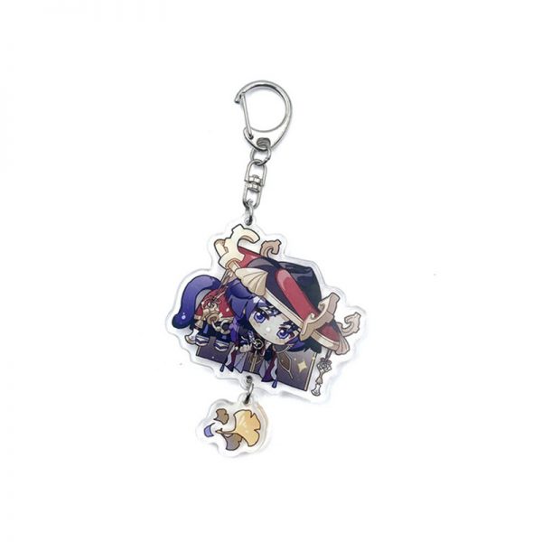 Cute Genshin Impact Kunikuzushi Scaramouche Cosplay Acrylic Keychain G Shaped Buckle Accessories Bag Car Pendant Key Ring Game Fans Gift 800x800 1 - Genshin Impact Store