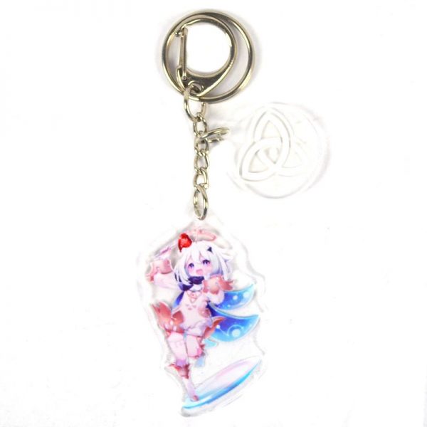 Cute Genshin Impact Paimon B Anime Acrylic Keychain For Women Accessories Bag Pendant Key Ring Girl Gift 800x800 1 - Genshin Impact Store