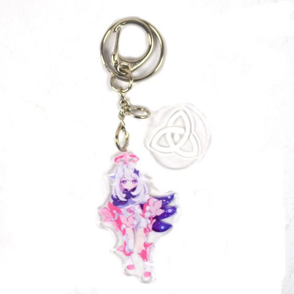 Cute Genshin Impact Paimon D Anime Acrylic Keychain For Women Accessories Bag Pendant Key Ring Girl Gift 800x800 1 - Genshin Impact Store