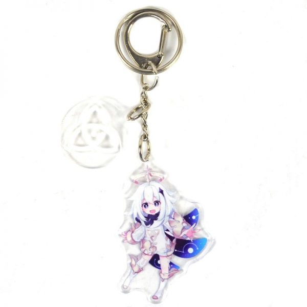 Cute Genshin Impact Paimon E Anime Acrylic Keychain For Women Accessories Bag Pendant Key Ring Girl Gift 800x800 1 - Genshin Impact Store