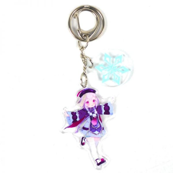Cute Genshin Impact Qiqi A Anime Acrylic Keychain For Women Accessories Bag Pendant Key Ring Girl Gift 800x800 1 - Genshin Impact Store