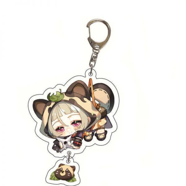 Cute Genshin Impact Sayu Cosplay Acrylic Keychain G Shaped Buckle Accessories Bag Car Pendant Key Ring Game Fans Gift 800x800 1 - Genshin Impact Store
