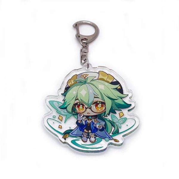 New Genshin Impact Sucrose Figures Acrylic Keychain G Shaped Buckle Accessories Cute Bag Car Pendant Key Ring Game Fans Gift 800x800 1 - Genshin Impact Store