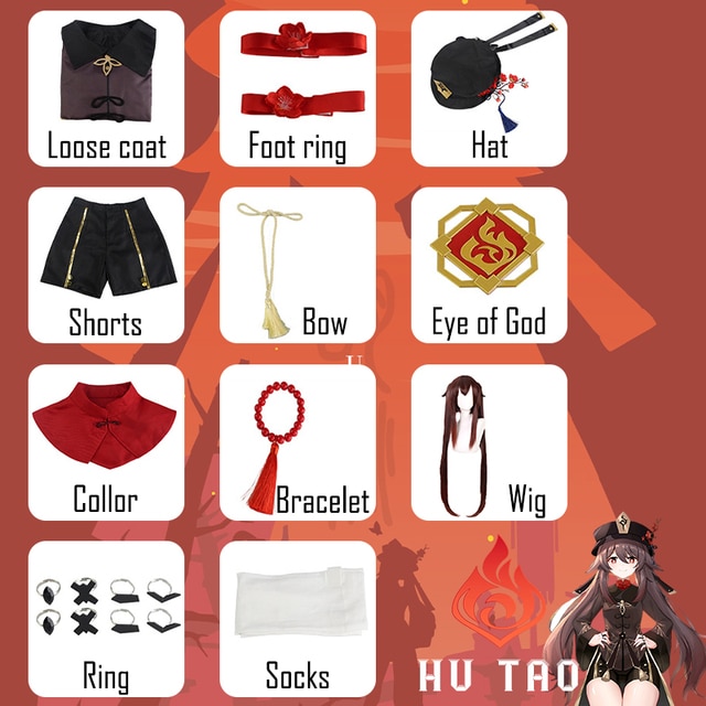 hutao-costume-wig