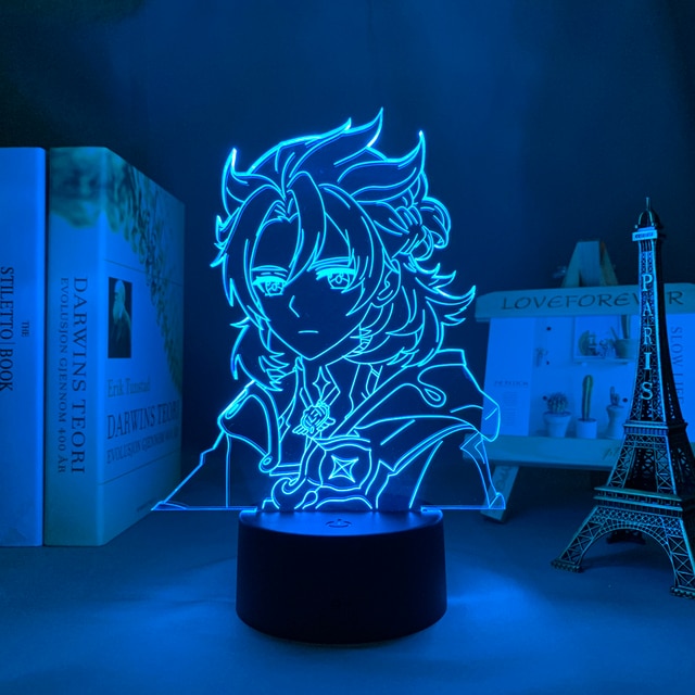 Genshin Impact Night Light 3D Illusion Anime Lamp for Bedroom Decor LED Light Atmosphere Bedside Night 24.jpg 640x640 24 - Genshin Impact Store