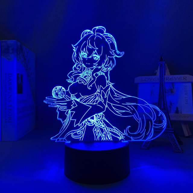 Genshin Impact Night Light 3D Illusion Anime Lamp for Bedroom Decor LED Light Atmosphere Bedside Night 31.jpg 640x640 31 - Genshin Impact Store