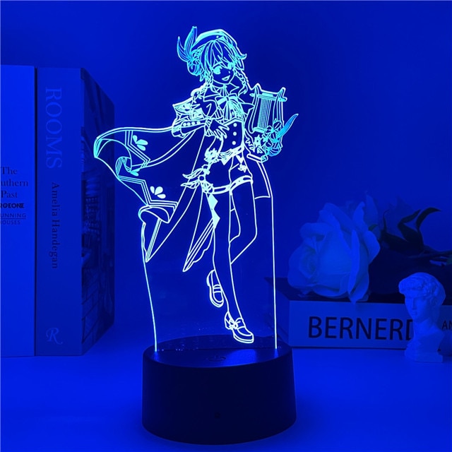 Genshin Impact Night Light 3D Illusion Anime Lamp for Bedroom Decor LED Light Atmosphere Bedside Night 7.jpg 640x640 7 - Genshin Impact Store
