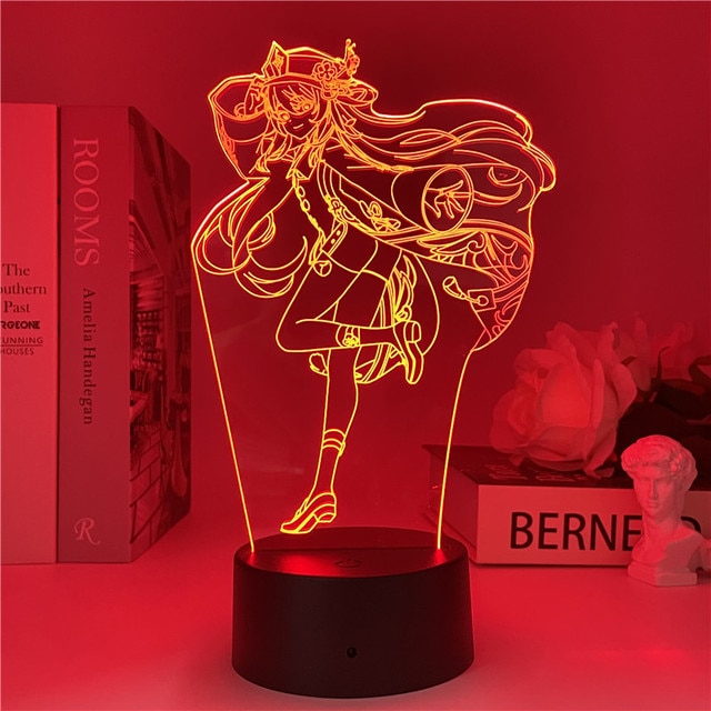 Genshin Impact Night Light 3D Illusion Anime Lamp for Bedroom Decor LED Light Atmosphere Bedside Night 8.jpg 640x640 8 - Genshin Impact Store